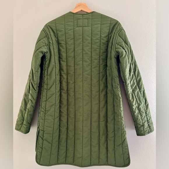 EOlive Green Quilted Women's Jacket - Picture 2 of 7